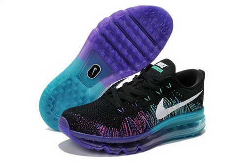 Nike Flyknit Air Max Womens Shoes Black Purple Blue Netherlands